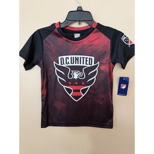 Boys' D.C. United MLS Soccer Short Sleeve T-Shirt Size XS NWT